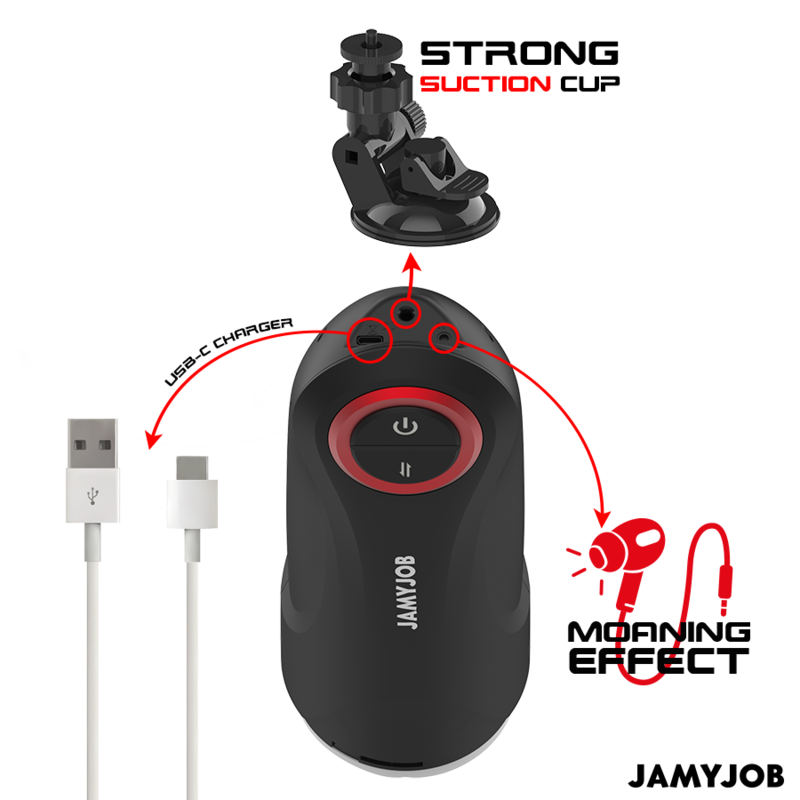Masturbateur automatique à aspiration Gravity — JAMYJOB