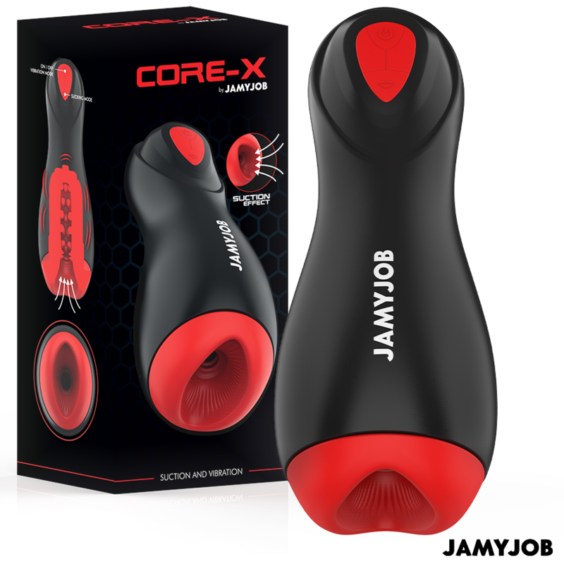 Masturbateur automatique Core-X 5 modes d'aspiration et de vibration — JAMYJOB