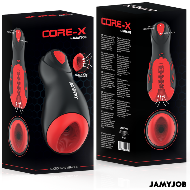 Masturbateur automatique Core-X 5 modes d'aspiration et de vibration — JAMYJOB