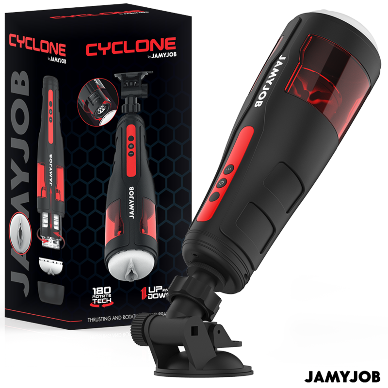 Masturbateur automatique cyclonique à 10 modes de rotation et poussée — JAMYJOB