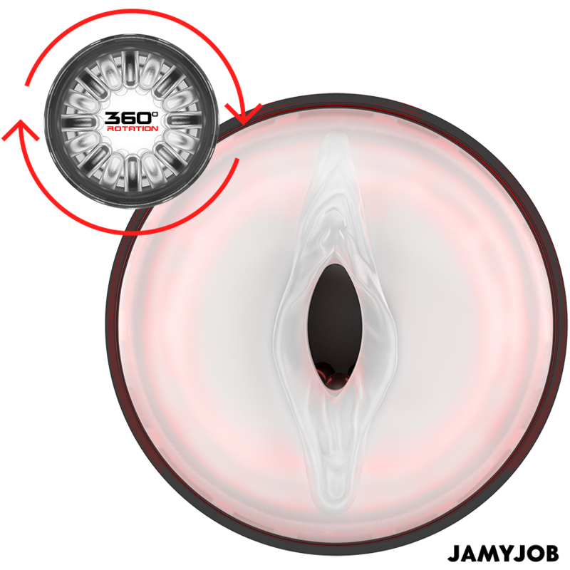 Masturbateur automatique cyclonique à 10 modes de rotation et poussée — JAMYJOB