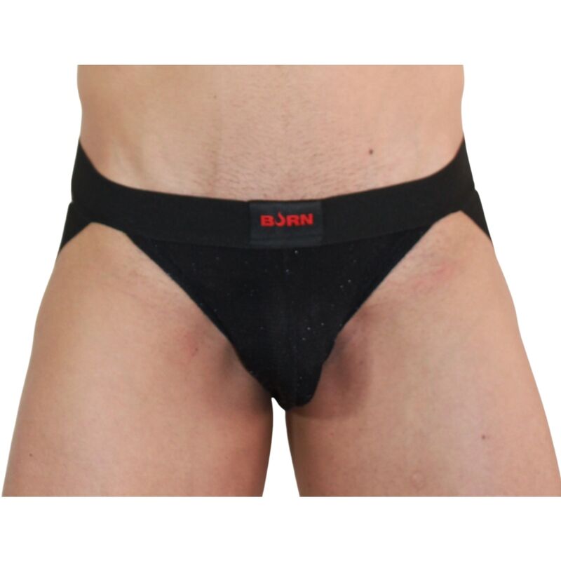 Jockstrap sexy noir brillant — BURN