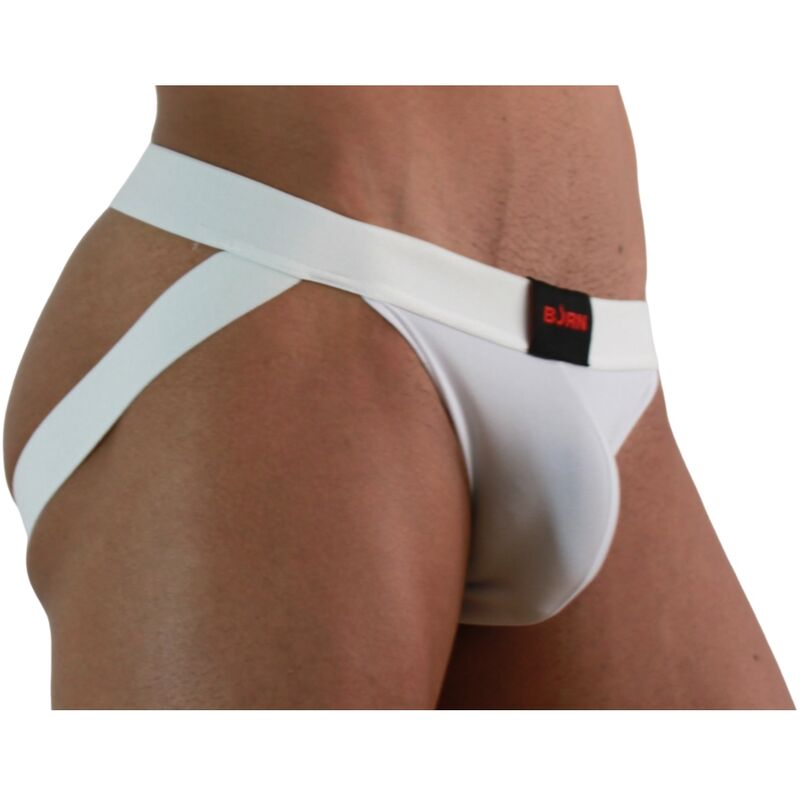 Jockstrap lycra blanc — BURN
