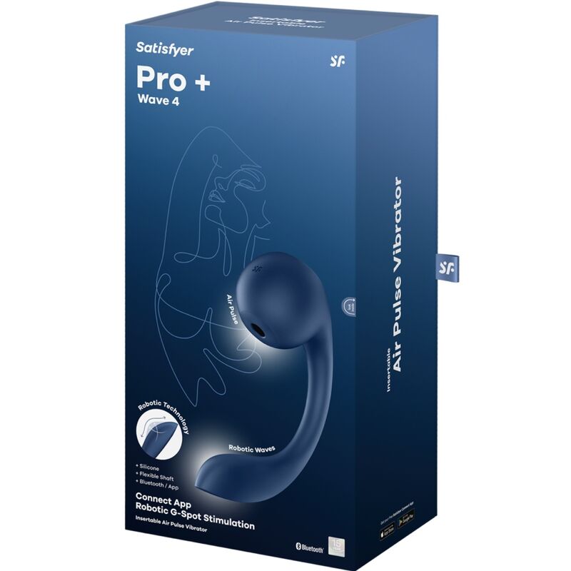 Stimulateur point G et clitoris à air pulsé Pro+ Wave 4 — SATISFYER AIR PULSE