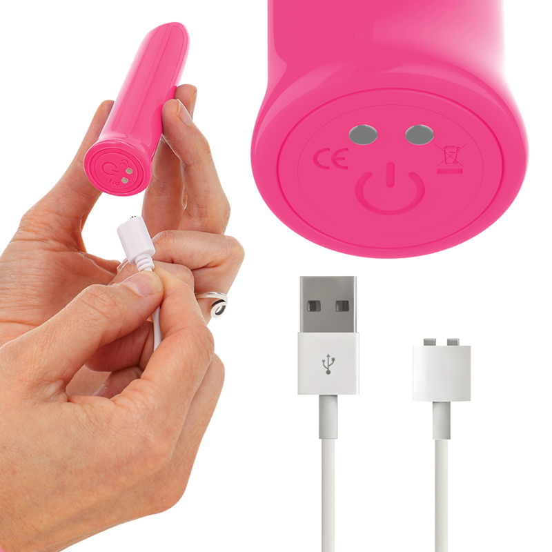 Stimulateur clitoridien bullet vibrant rose — INTENSE FUN TOYS