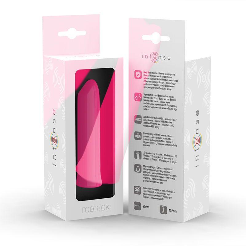 Stimulateur clitoridien bullet vibrant rose — INTENSE FUN TOYS