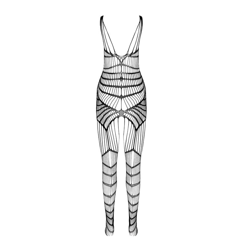 Body stocking rouge en mesh sexy — PASSION WOMAN BODYSTOCKINGS
