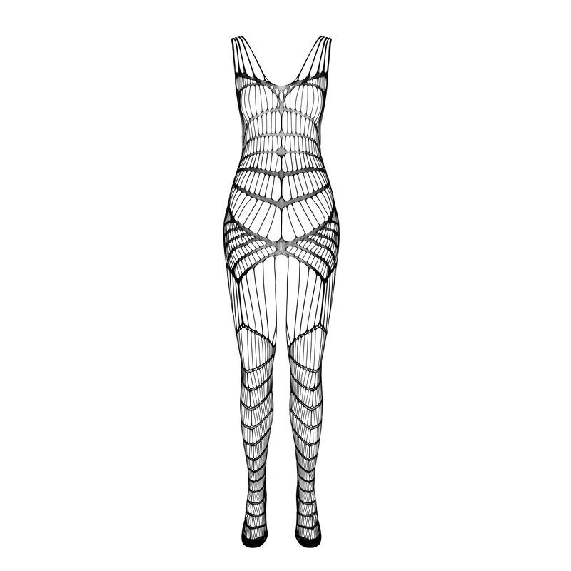 Bodystocking blanc imprimé passion — PASSION WOMAN BODYSTOCKINGS
