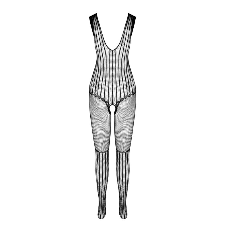 Bodystocking noir imprimé séduction — PASSION WOMAN BODYSTOCKINGS