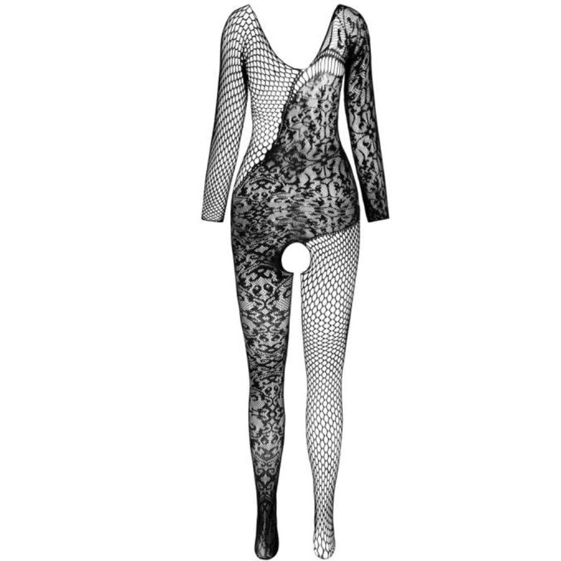 Bodystocking sexy en filet noir — PASSION WOMAN BODYSTOCKINGS