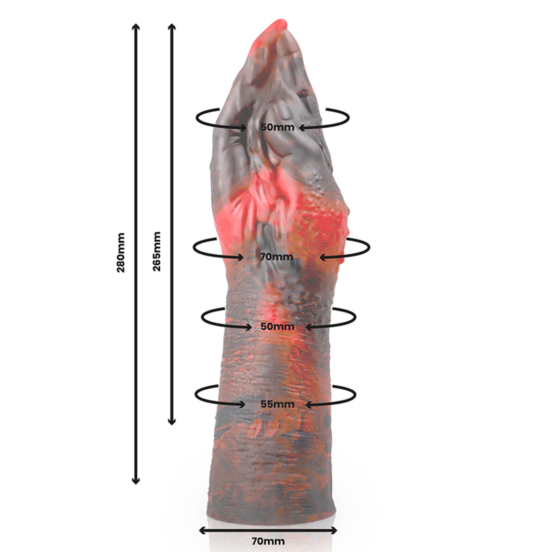 Godemichet Lilith en silicone longue portée — EPIC