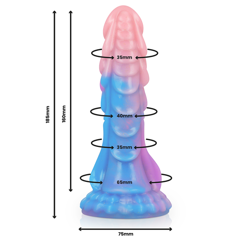 Godet mythologique en silicone souple avec ventouse — EPIC