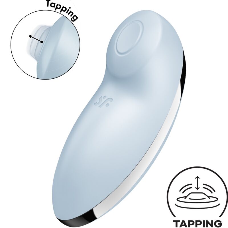 Stimulateur double tapotements et vibrations — SATISFYER VIBRATOR