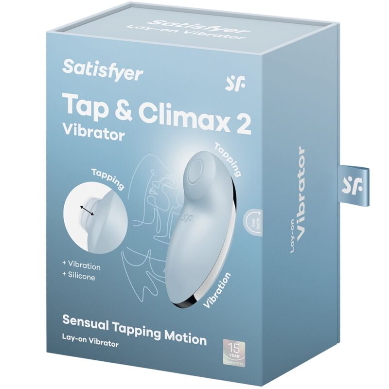 Stimulateur double tapotements et vibrations — SATISFYER VIBRATOR