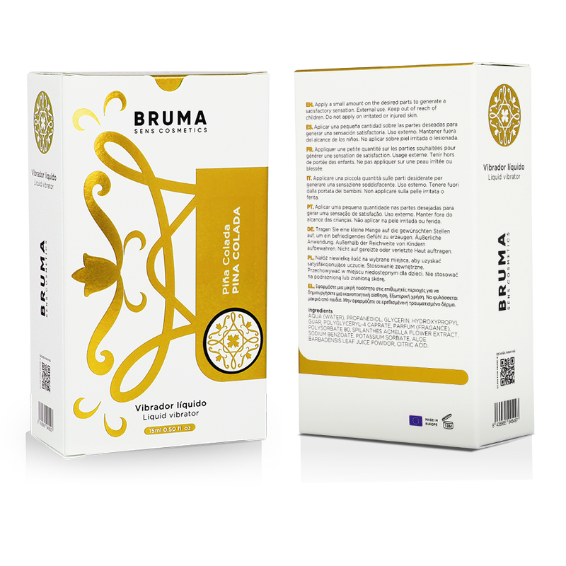 Gel intime vibrant saveur pina colada — BRUMA