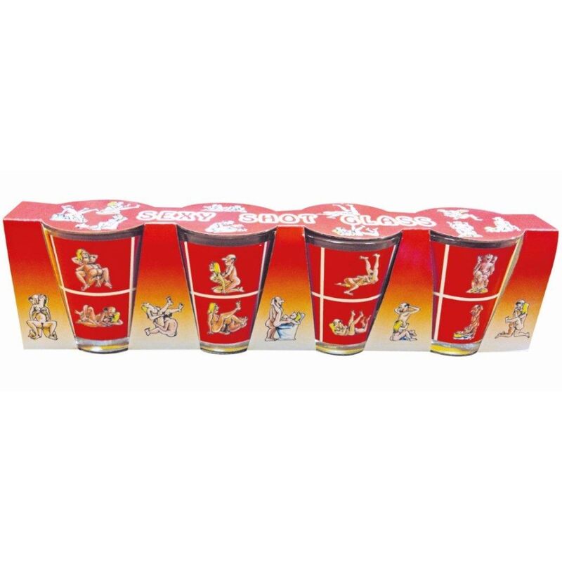 Ensemble de 4 verres à liqueur Kama Sutra — DIABLO PICANTE