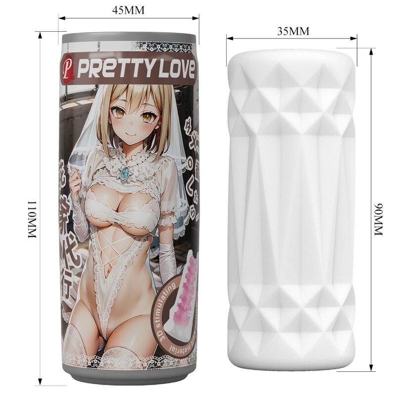 Masturbateur élégant à couvercle rabattable — PRETTY LOVE FLIRTATION