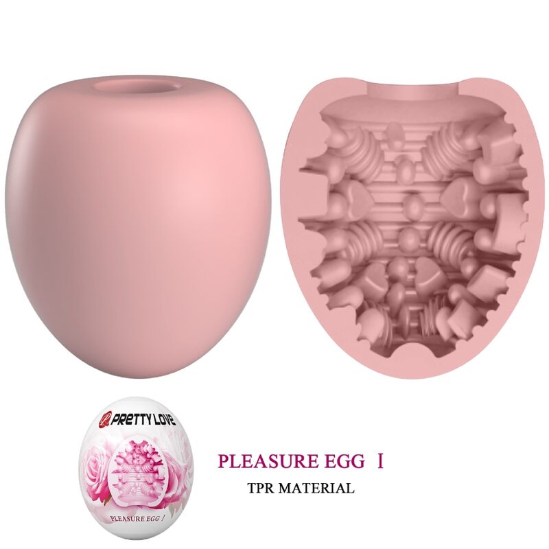 Oeuf masturbateur texturé rose — PRETTY LOVE PARTY UP