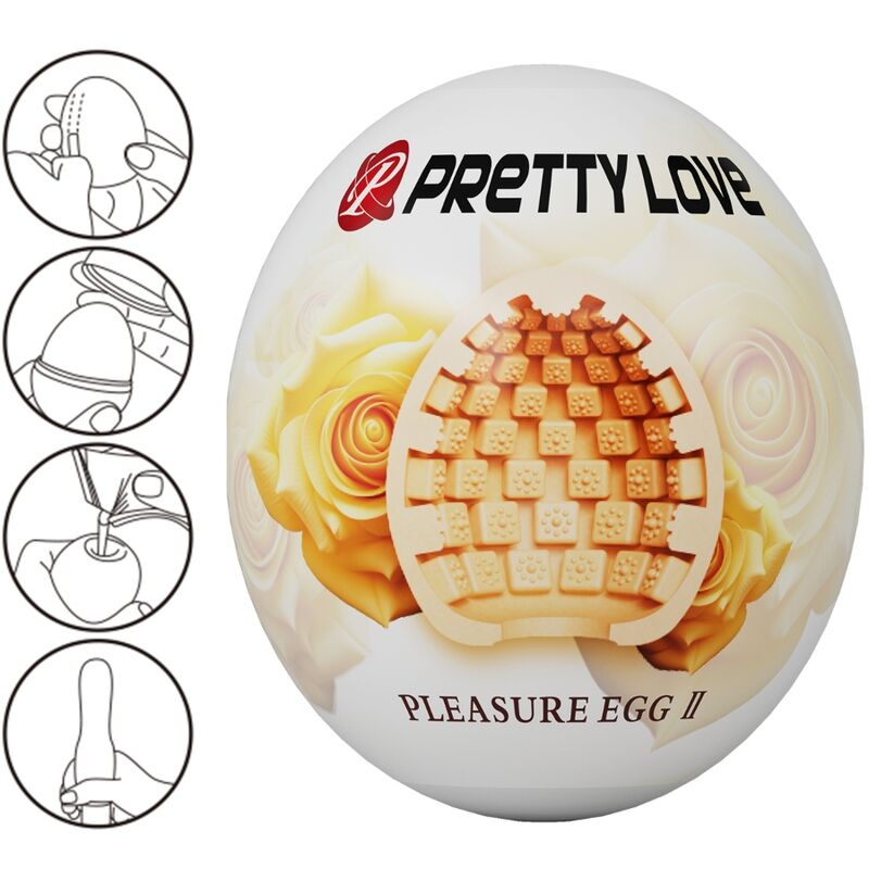 Masturbateur gainé nervuré souple — PRETTY LOVE PARTY UP