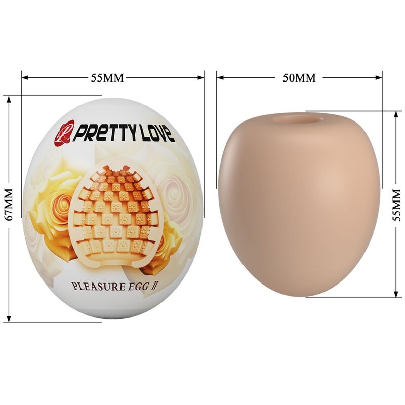 Masturbateur gainé nervuré souple — PRETTY LOVE PARTY UP