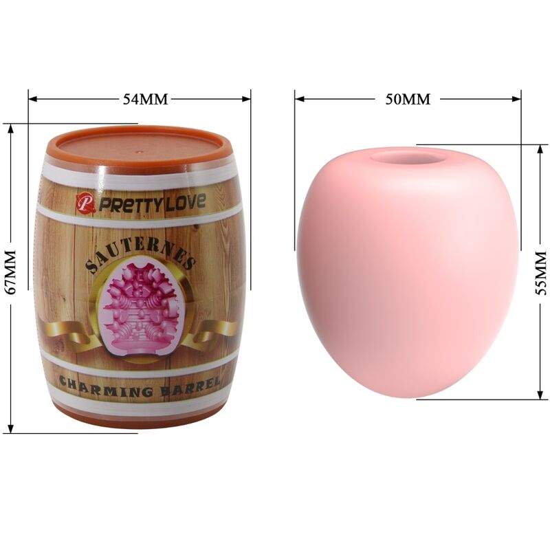 Masturbatore uovo rosa rigato — PRETTY LOVE FLIRTATION