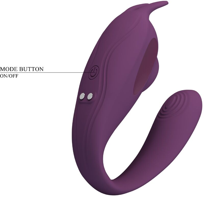 Stimulateur vibrant double point G et clitoris connecté — PRETTY LOVE FLIRTATION