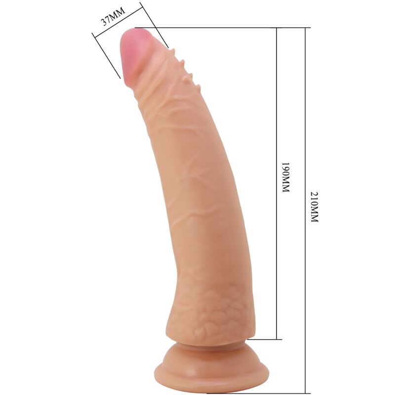 Gode super réaliste 21 cm avec ventouse — PRETTY LOVE PARTY UP