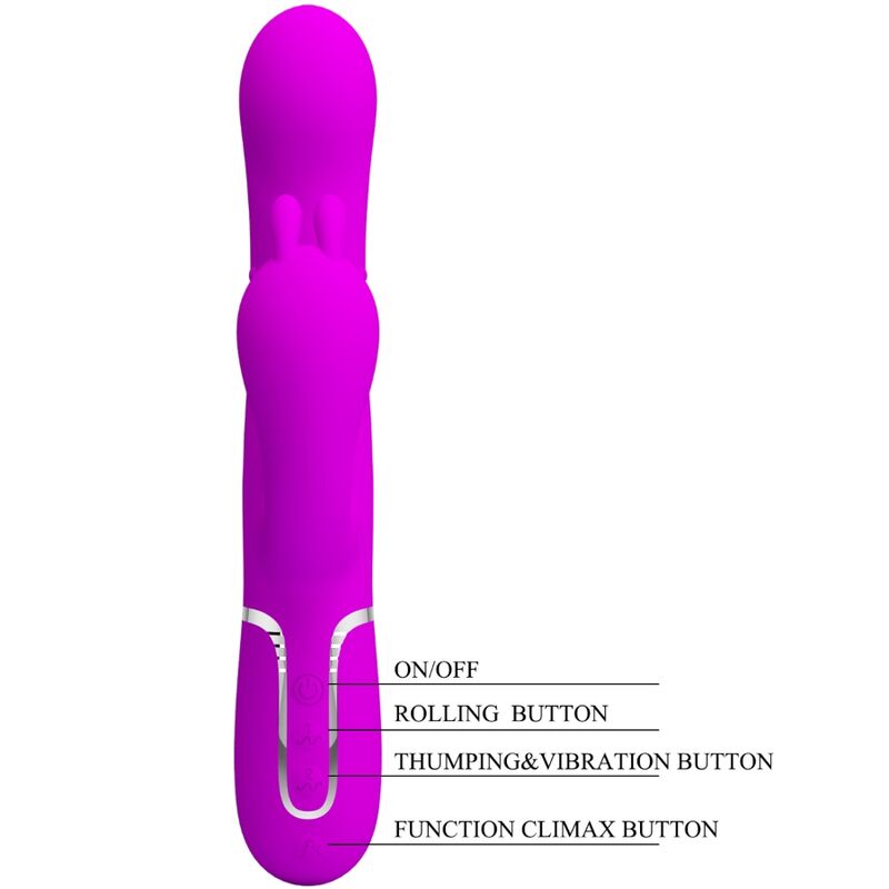 Triple stimulateur multifonction 4 en 1 — PRETTY LOVE FLIRTATION