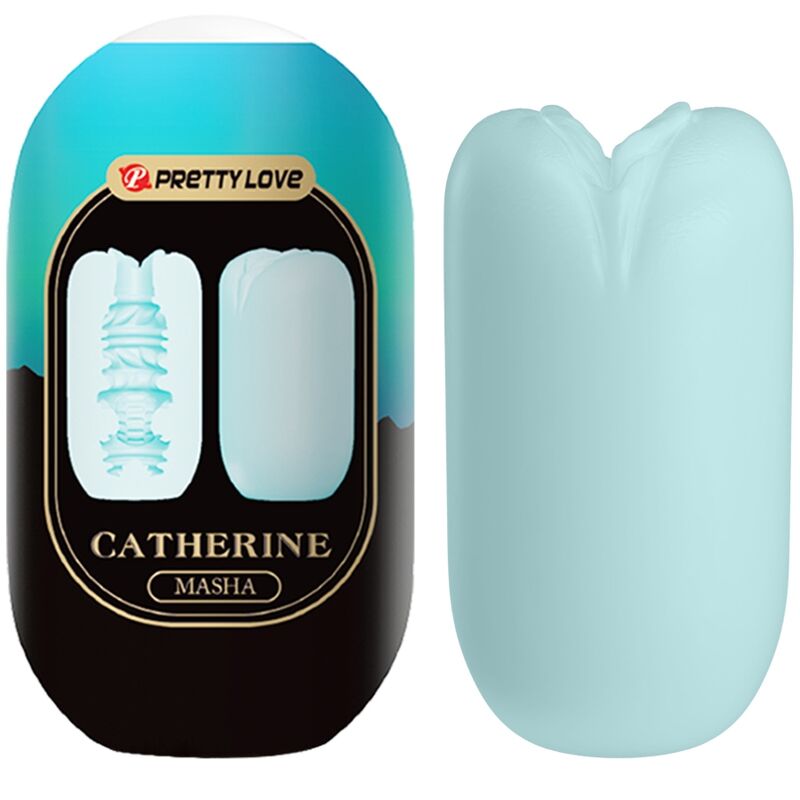 Œuf masturbateur double texture bleu — PRETTY LOVE FLIRTATION