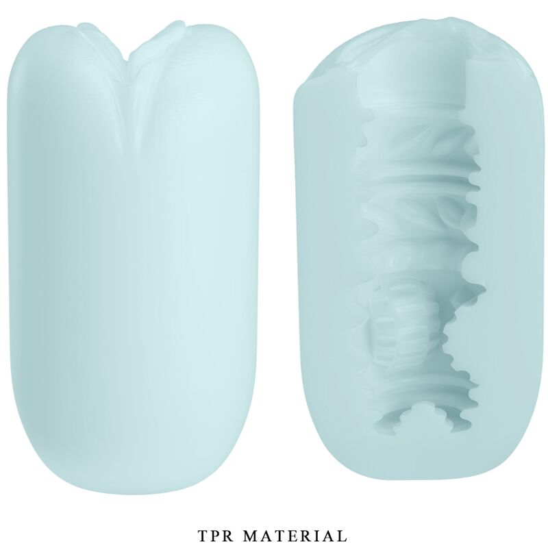 Uovo masturbatore a doppia texture blu — PRETTY LOVE FLIRTATION