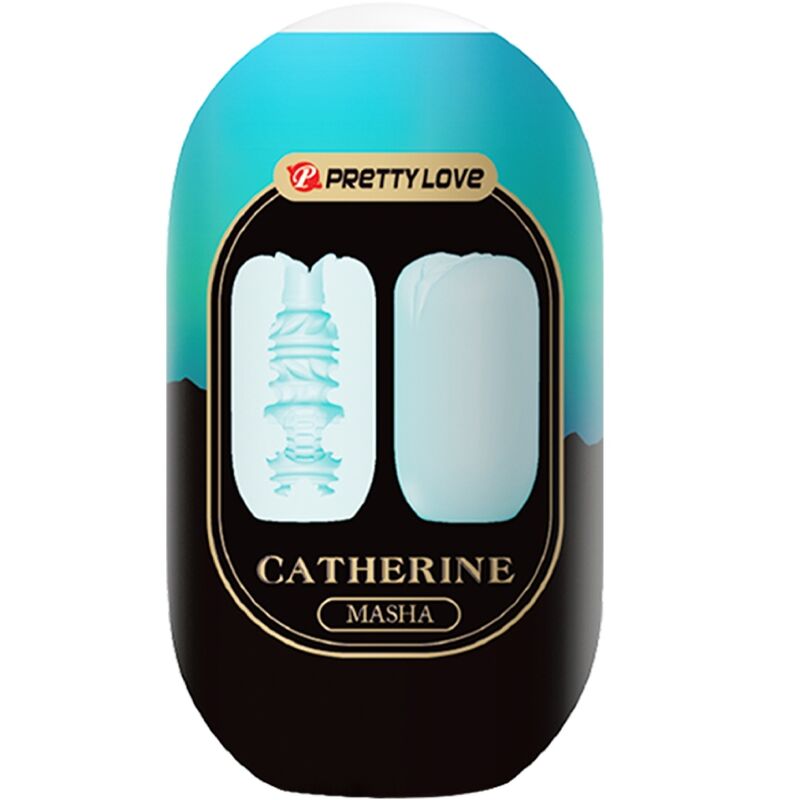 Uovo masturbatore a doppia texture blu — PRETTY LOVE FLIRTATION