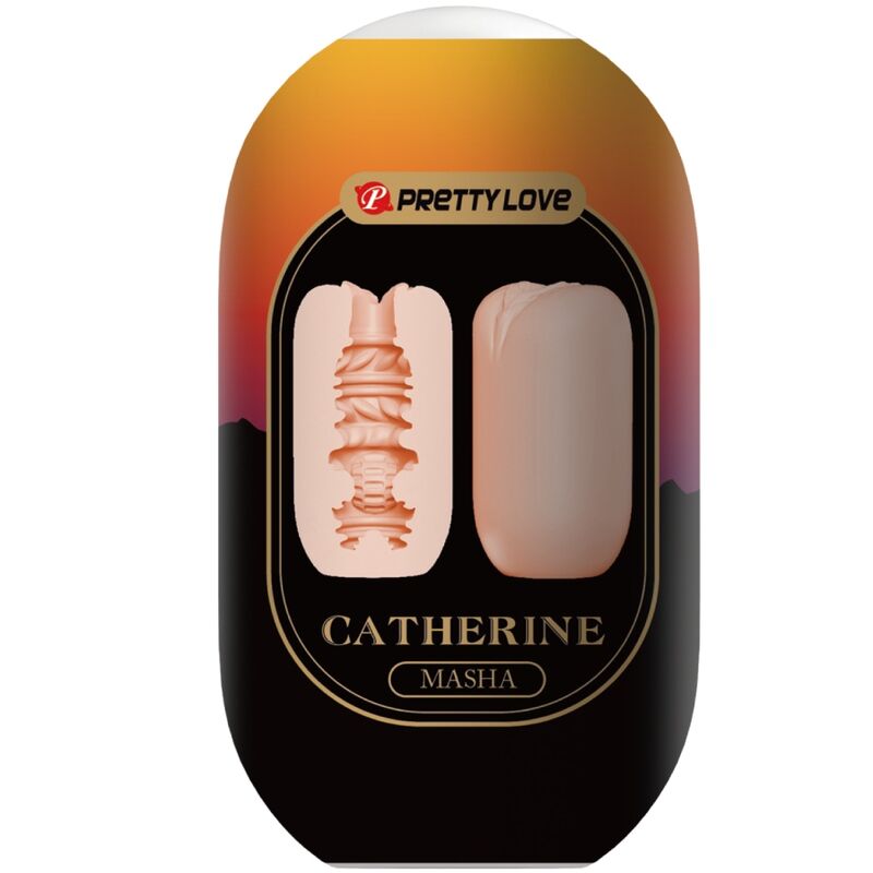 Masturbatore a forma di uovo flessibile a doppia faccia — PRETTY LOVE FLIRTATION