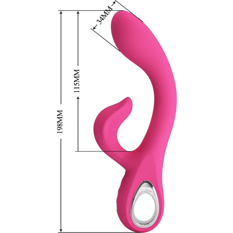 Vibrateur rabbit à double stimulation — PRETTY LOVE FLIRTATION