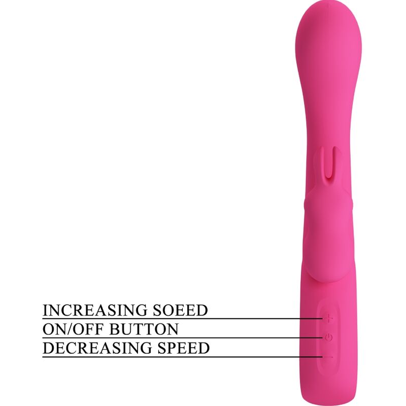 Vibrateur rabbit rechargeable double stimulation — PRETTY LOVE FLIRTATION