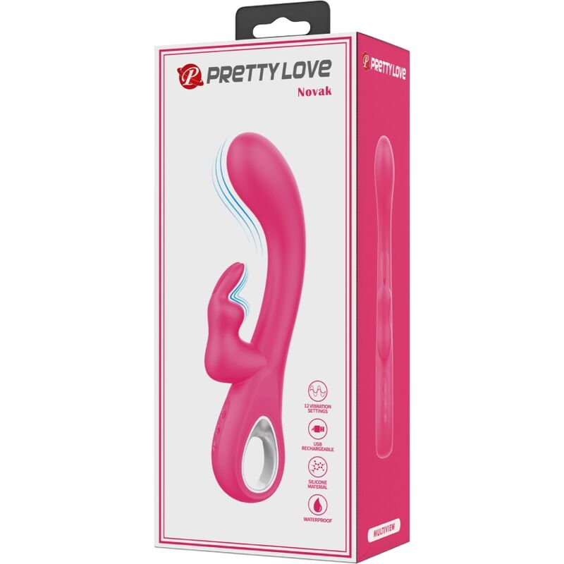 Vibrateur rabbit rechargeable double stimulation — PRETTY LOVE FLIRTATION