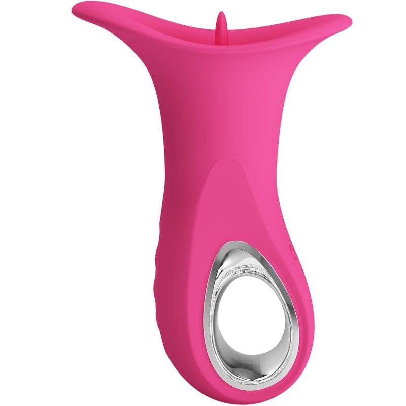 Oral-Vibrator mit vibrierender Zunge 12 Modi — PRETTY LOVE FLIRTATION