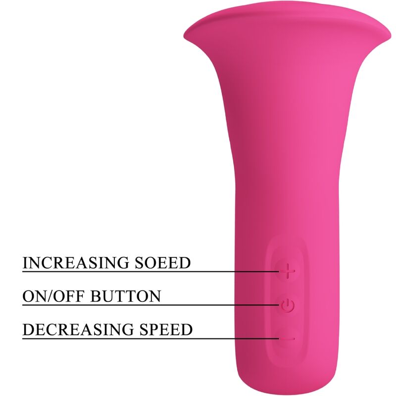 Oral-Vibrator mit vibrierender Zunge 12 Modi — PRETTY LOVE FLIRTATION