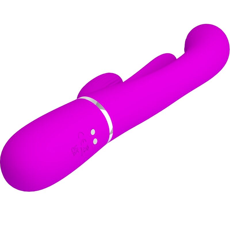 Vibromasseur lapin triple aux sensations soyeuses — PRETTY LOVE FLIRTATION