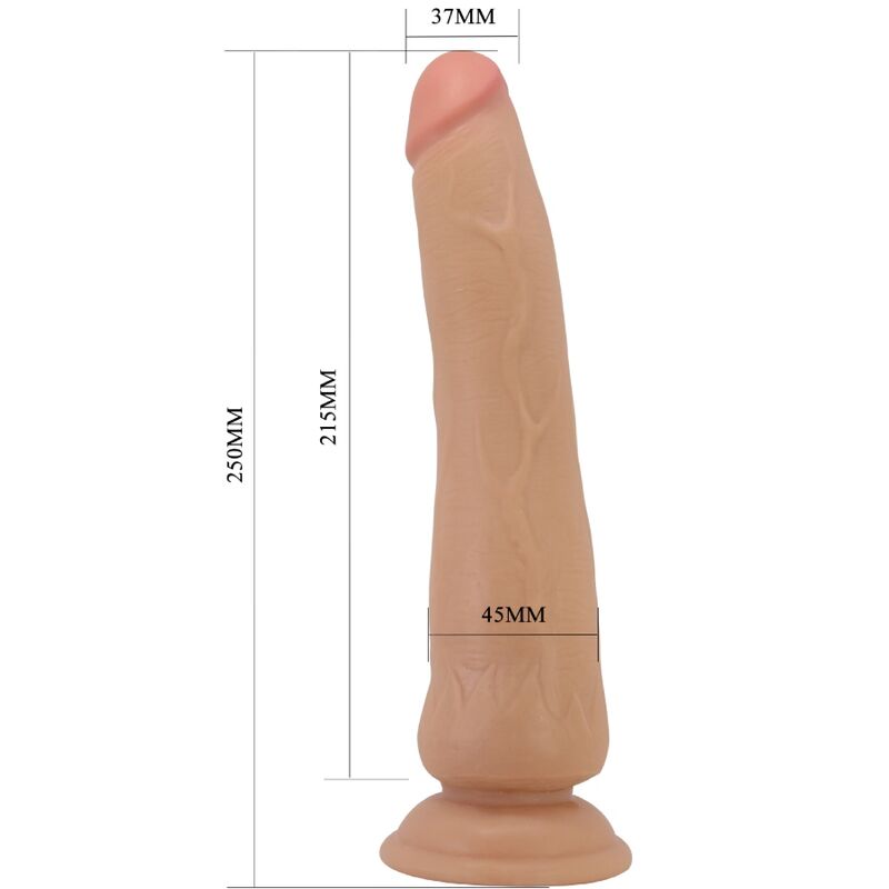 Gode réaliste à peau coulissante 25 cm — PRETTY LOVE