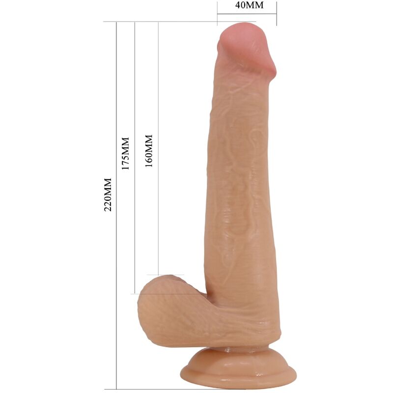 Gode réaliste à peau coulissante 22 cm — PRETTY LOVE PARTY UP