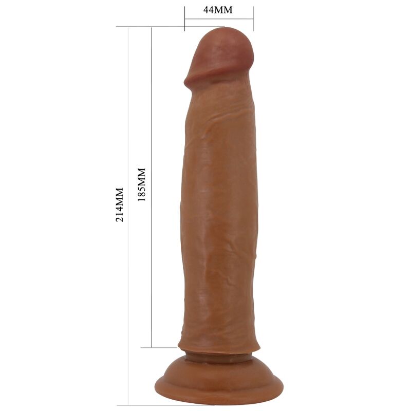 Gode réaliste à peau coulissante et noyau vertébral 21 cm — PRETTY LOVE