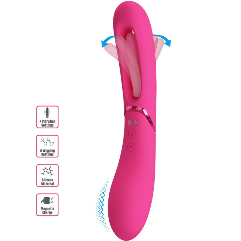 Vibrateur point G à mouvement courbe et vibrations multiples — ROMANCE