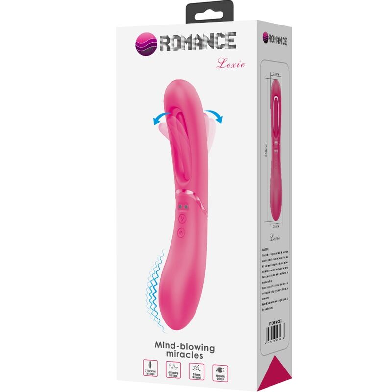 Vibrateur point G à mouvement courbe et vibrations multiples — ROMANCE