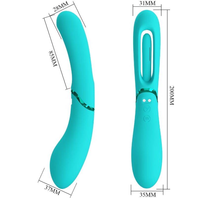 Vibrateur double stimulation Lexie — ROMANCE