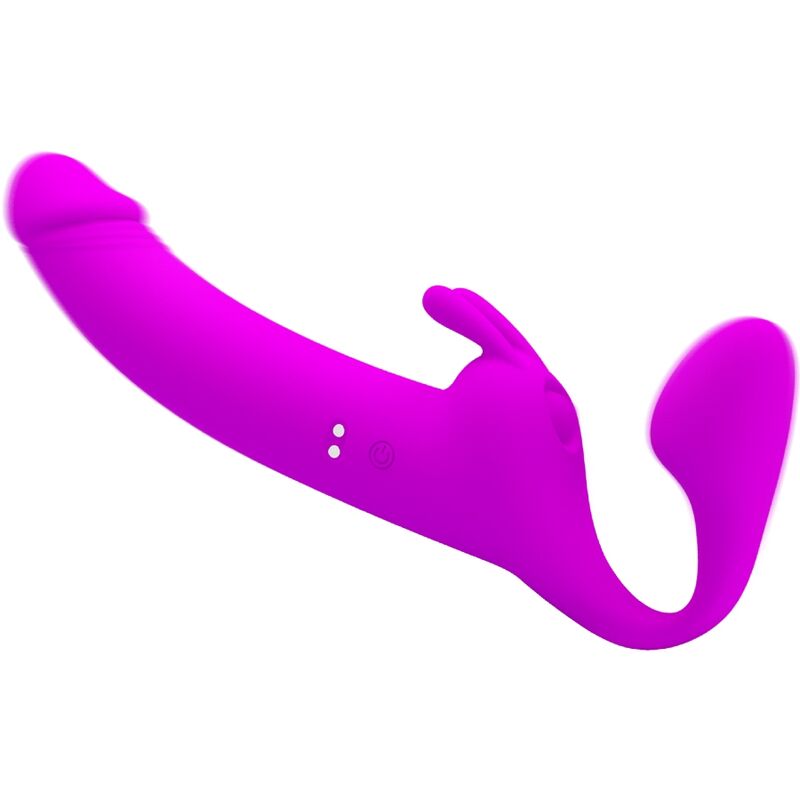 Gode-ceinture vibrant sans harnais 10 vibrations — PRETTY LOVE PARTY UP