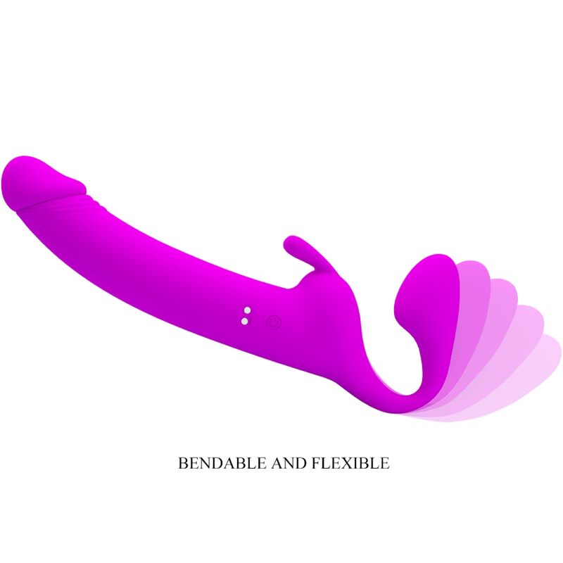 Gode-ceinture vibrant sans harnais 10 vibrations — PRETTY LOVE PARTY UP