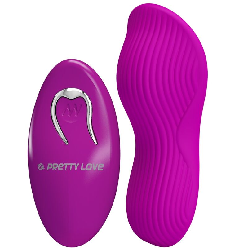 Stimulateur clitoridien à poser télécommandé en silicone rose — PRETTY LOVE PARTY UP