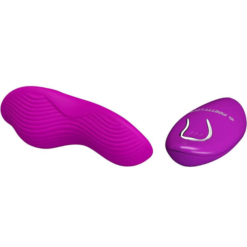 Stimulateur clitoridien à poser télécommandé en silicone rose — PRETTY LOVE PARTY UP