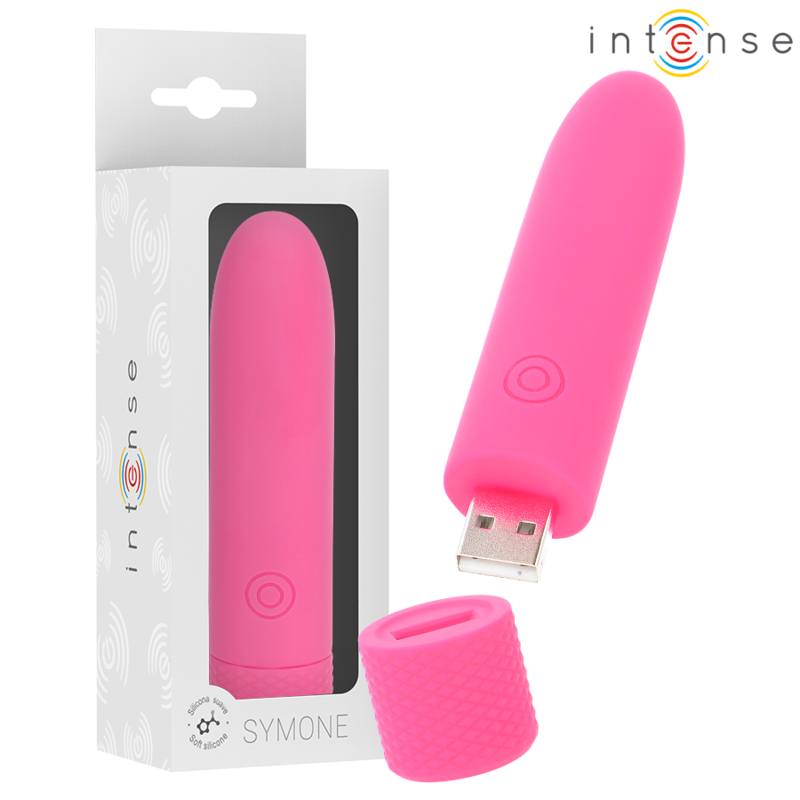 Bullet vibrant rechargeable Symone 8 modes — INTENSE FUN TOYS