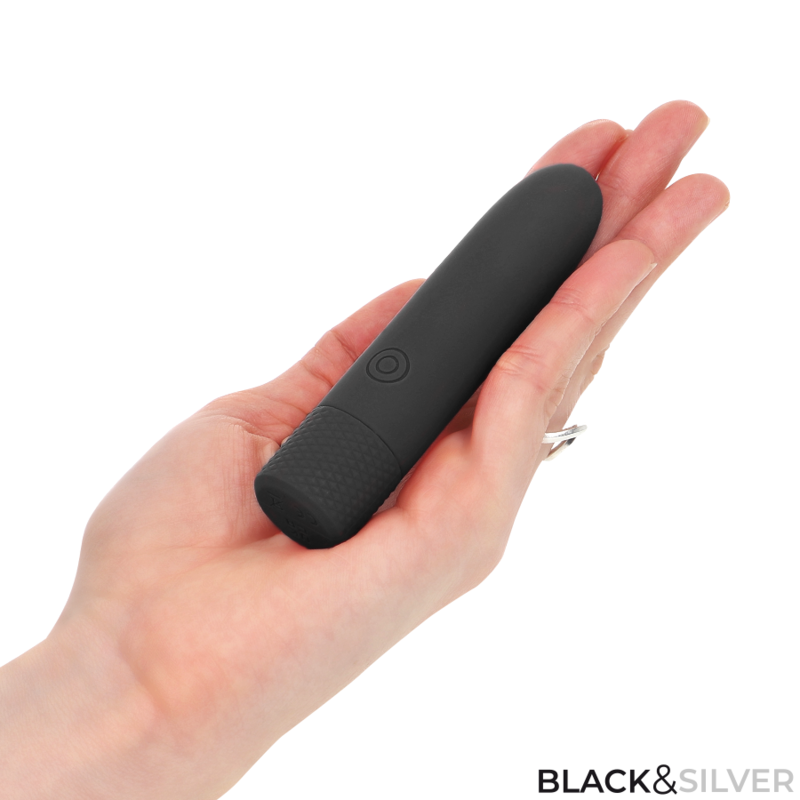 Bullet vibrant rechargeable Geri — BLACK&SILVER